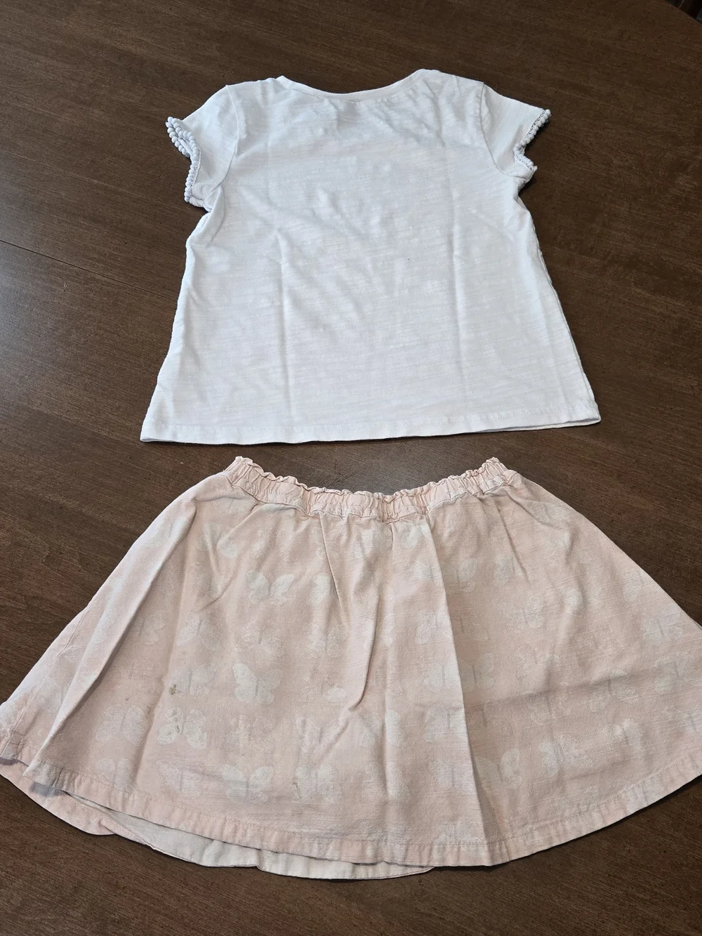 6 PC Lot Bundle Disney Frozen, Cat & Jack, Calvin Klein Jeans Girls Size 6 Small